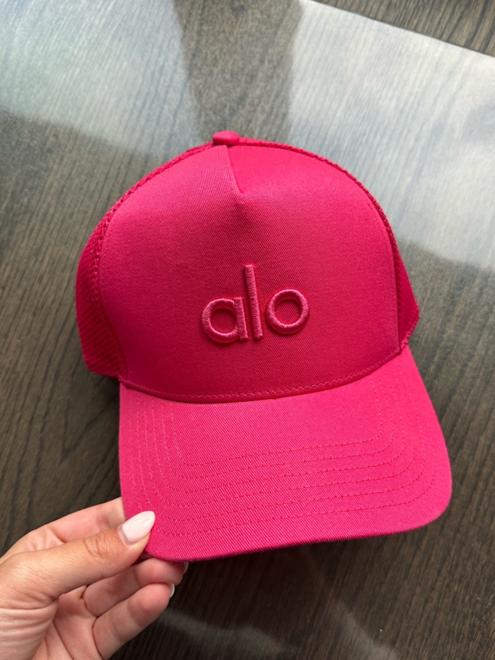 Alo District Trucker Hat - Pink Summer Crush🩷